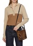 Figure View - Click To Enlarge - CHLOÉ - Small Chloé Spin Leopard Print Shearling Tote Bag