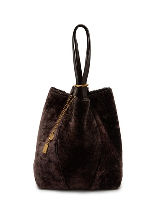Detail View - Click To Enlarge - CHLOÉ - Medium Chloé Spin Shearling Tote Bag