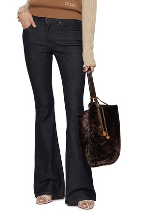 Figure View - Click To Enlarge - CHLOÉ - Medium Chloé Spin Shearling Tote Bag