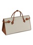 Detail View - Click To Enlarge - ALAÏA - Canvas Leather Hand Tote Bag