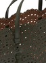 Detail View - Click To Enlarge - ALAÏA - Mina EW 25 Vienne Wave Leather Bag