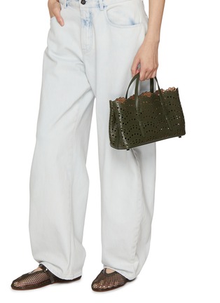 Front View - Click To Enlarge - ALAÏA - Mina EW 25 Vienne Wave Leather Bag