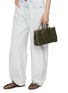 Front View - Click To Enlarge - ALAÏA - Mina EW 25 Vienne Wave Leather Bag