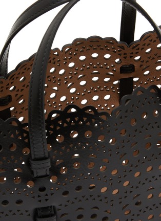 Detail View - Click To Enlarge - ALAÏA - Mina EW 25 Vienne Wave Leather Bag