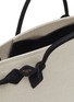 Detail View - Click To Enlarge - ALAÏA - Canvas Leather Hand Tote Bag
