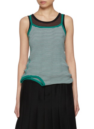 Main View - Click To Enlarge - BEAUTIFUL PEOPLE - X Robert P. Miller Double-End Cotton Tank Top Pack — Set Of 2