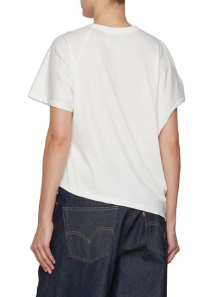 Back View - Click To Enlarge - BEAUTIFUL PEOPLE - Two Way Neck Cotton T-Shirt