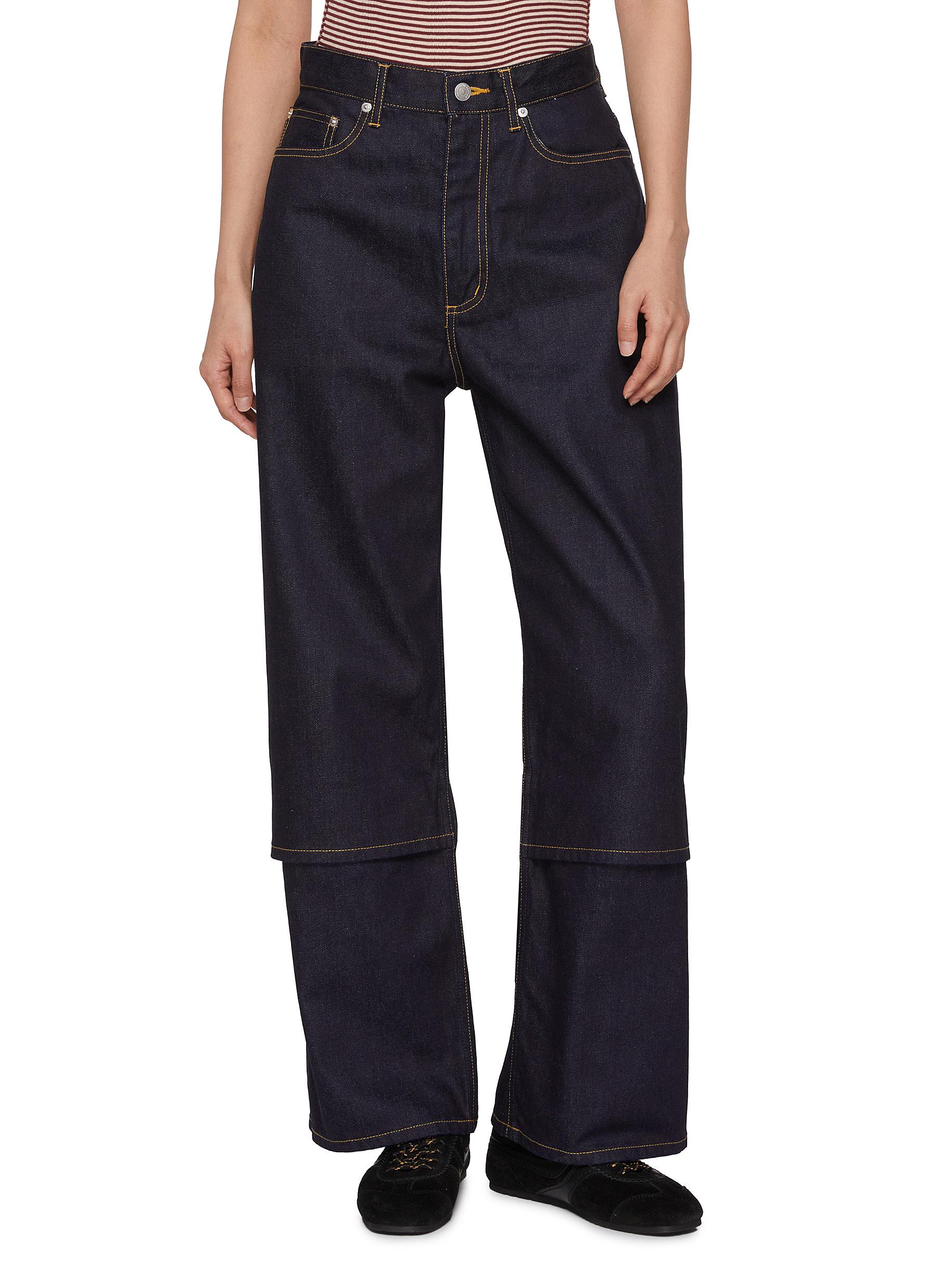 BEAUTIFUL PEOPLE | Straight Flip Hem Selvedge Denim Pants