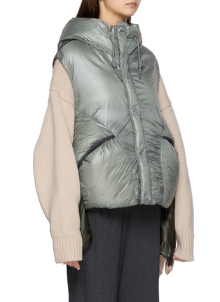 Detail View - Click To Enlarge - BEAUTIFUL PEOPLE - Nanga Reversible Multilayering Down Vest Blouson