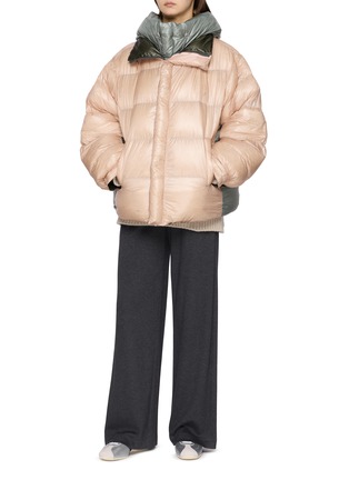 Figure View - Click To Enlarge - BEAUTIFUL PEOPLE - Nanga Reversible Multilayering Down Vest Blouson