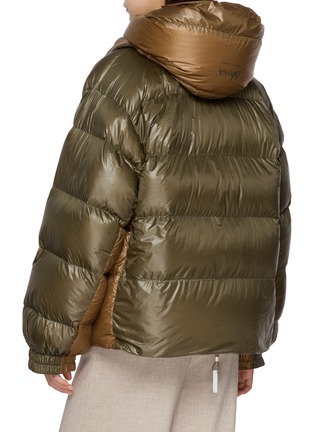 Back View - Click To Enlarge - BEAUTIFUL PEOPLE - Nanga Reversible Multilayering Down Vest Blouson