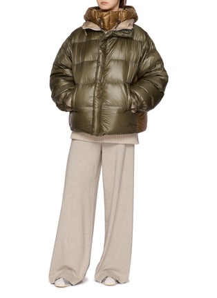 Figure View - Click To Enlarge - BEAUTIFUL PEOPLE - Nanga Reversible Multilayering Down Vest Blouson