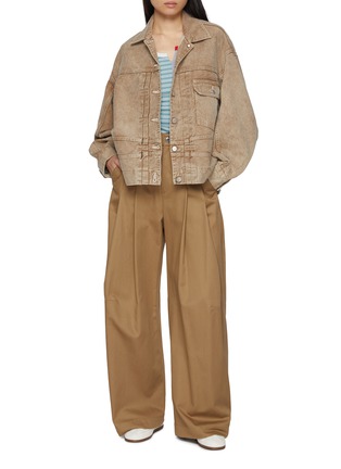 Figure View - Click To Enlarge - BEAUTIFUL PEOPLE - Medium Wash Denim Blouson Jacket