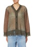 Main View - Click To Enlarge - BEAUTIFUL PEOPLE - Reversible Sheer Knit Cardigan