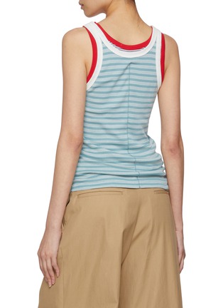 Back View - Click To Enlarge - BEAUTIFUL PEOPLE - X Robert P. Miller Flip Cotton Tank Top