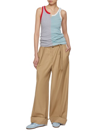 Figure View - Click To Enlarge - BEAUTIFUL PEOPLE - X Robert P. Miller Flip Cotton Tank Top