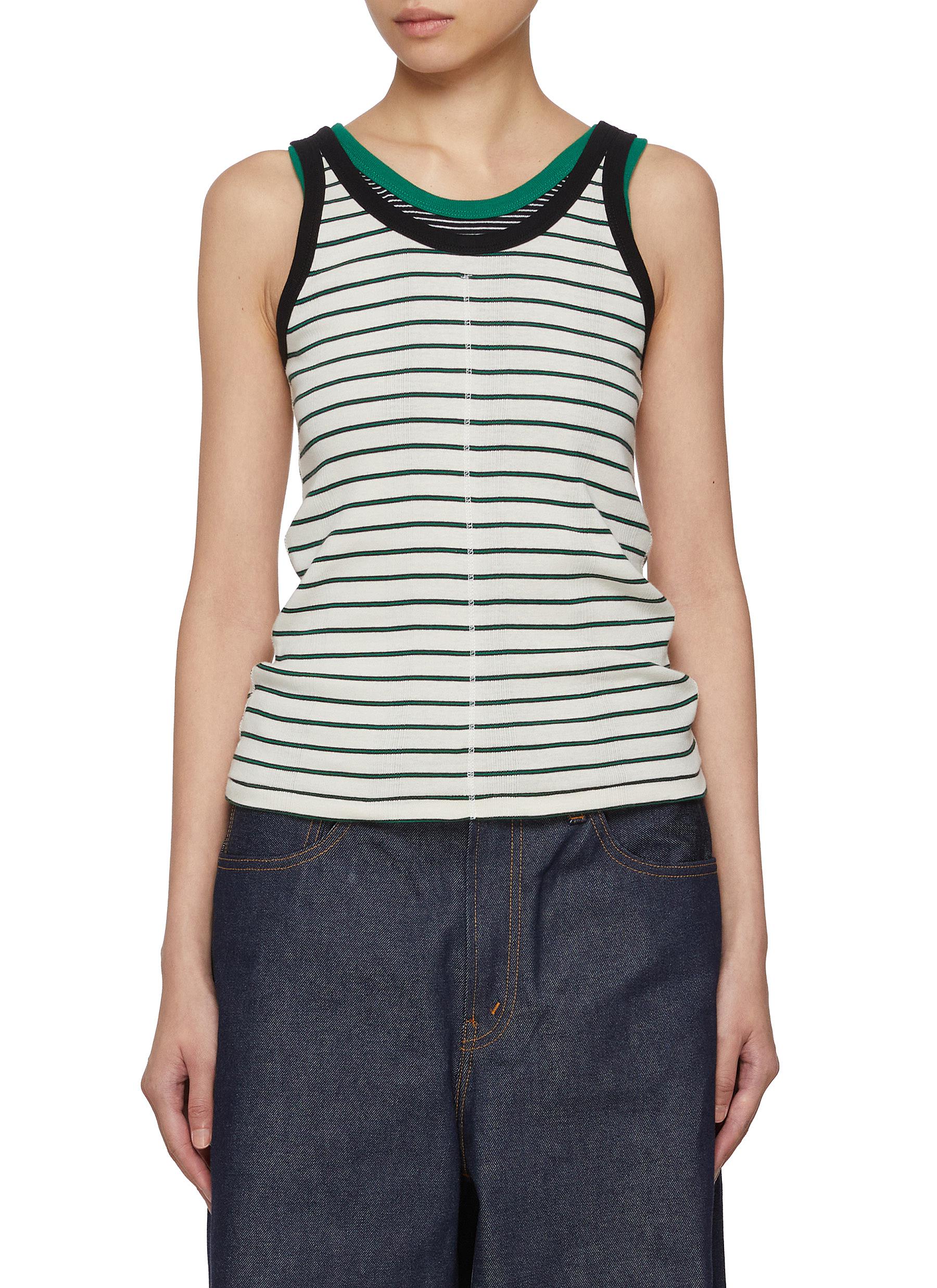 BEAUTIFUL PEOPLE | X Robert P. Miller Flip Cotton Tank Top