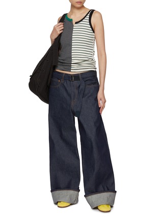 Figure View - Click To Enlarge - BEAUTIFUL PEOPLE - X Robert P. Miller  Flip Cotton Tank Top