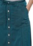  - BEAUTIFUL PEOPLE - Double End Flared Medium Wash Denim Skirt