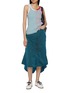 Figure View - Click To Enlarge - BEAUTIFUL PEOPLE - Double End Flared Medium Wash Denim Skirt