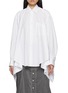 Main View - Click To Enlarge - BEAUTIFUL PEOPLE - Double End Ruffle Cotton Shirt