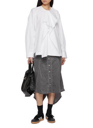 Figure View - Click To Enlarge - BEAUTIFUL PEOPLE - Double End Ruffle Cotton Shirt