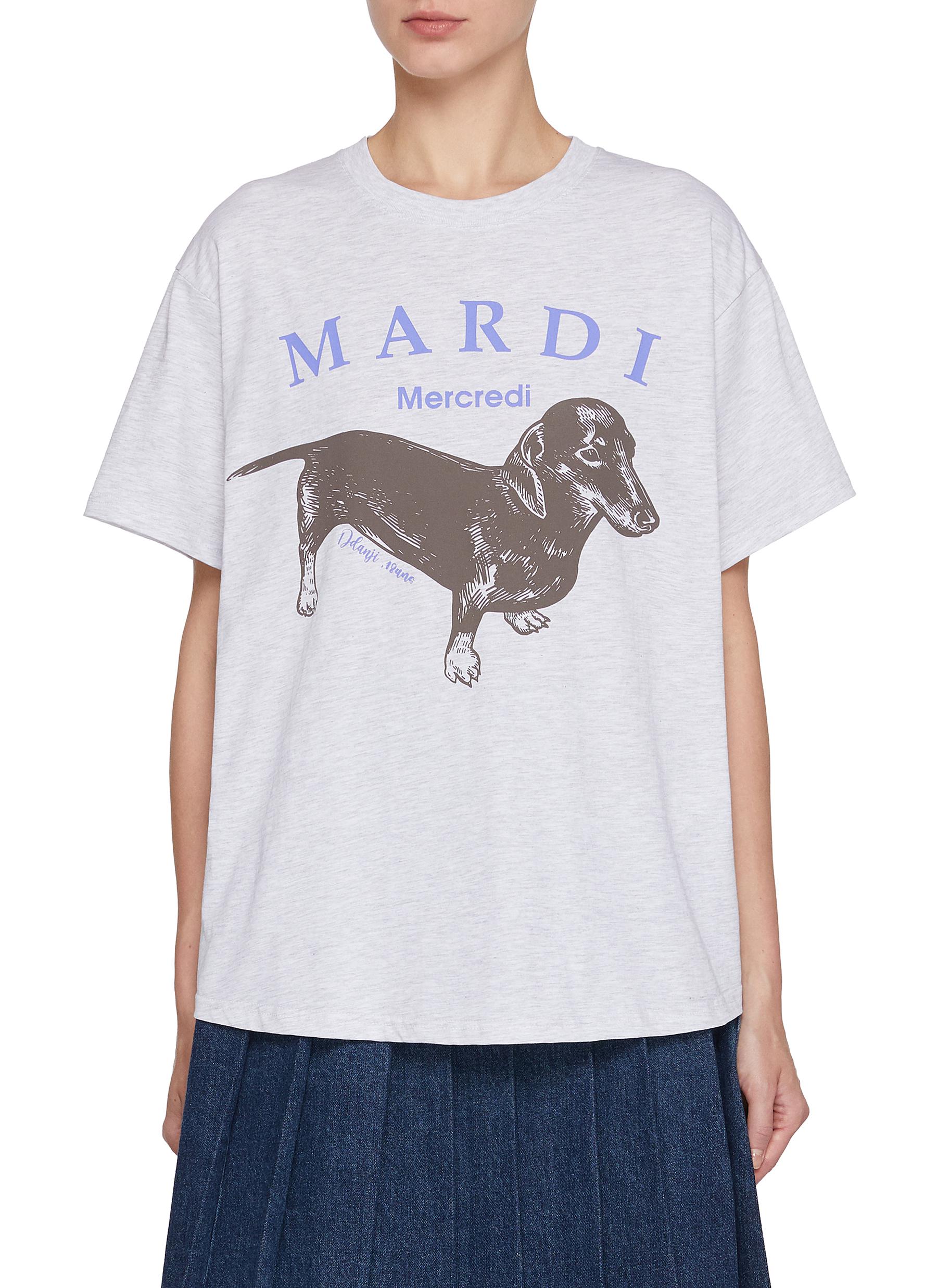 Mardi Mercredi バーガンディxシルバー Mardi Mercredi（マルディメクルディ）の「HOODY CLOVERMARDI