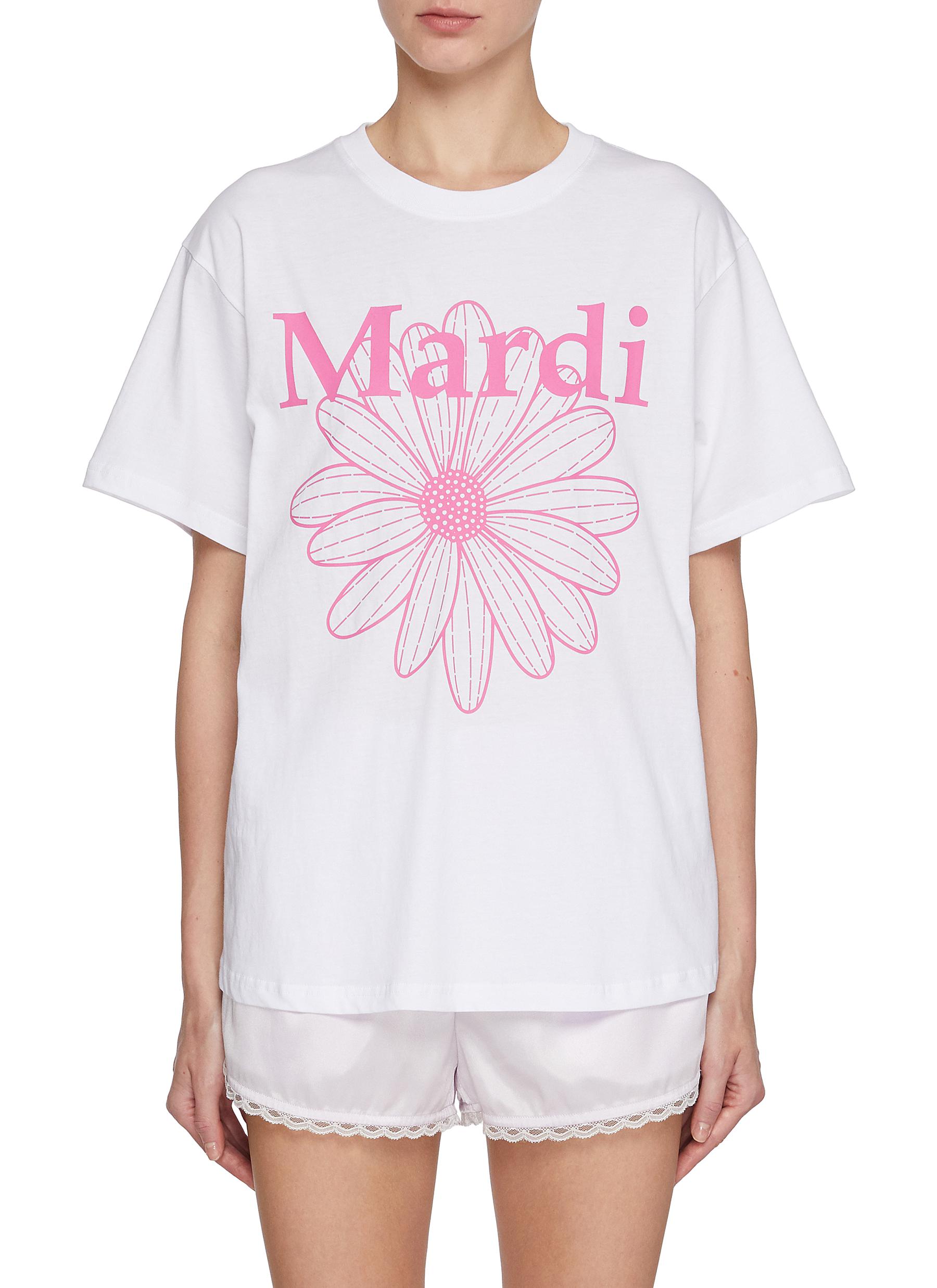 MARDI MERCREDI | Floral Print Cotton T-Shirt | Women | Lane