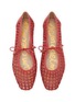 Detail View - Click To Enlarge - SAM EDELMAN - Marcie Woven Faux Leather Ballet Flat