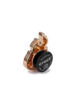 Detail View - Click To Enlarge - CROCS - Flame With Ruby Heart Jibbitz Charm