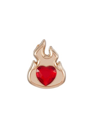 Main View - Click To Enlarge - CROCS - Flame With Ruby Heart Jibbitz Charm