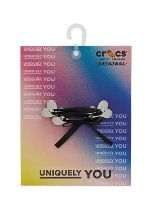 Main View - Click To Enlarge - CROCS - Silver Heart Lace Jibbitz™ Charm