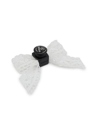 Detail View - Click To Enlarge - CROCS - White Lace Bow Jibbitz™ Charm