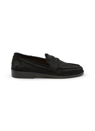 Main View - Click To Enlarge - MARSÈLL - Mocasso Hair Leather Loafers