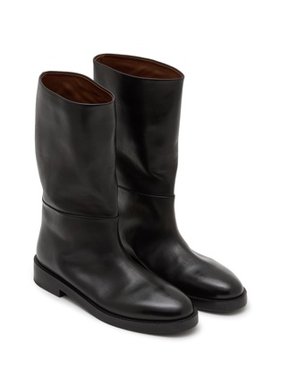 Detail View - Click To Enlarge - MARSÈLL - Tubetto Flat Leather Boots