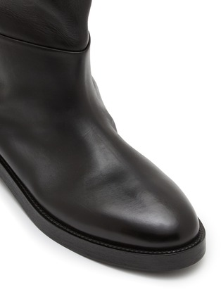 Detail View - Click To Enlarge - MARSÈLL - Tubetto Flat Leather Boots