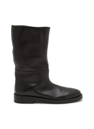 Main View - Click To Enlarge - MARSÈLL - Tubetto Flat Leather Boots
