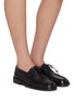 Figure View - Click To Enlarge - MARSÈLL - Mocasso Leather Derby Shoes