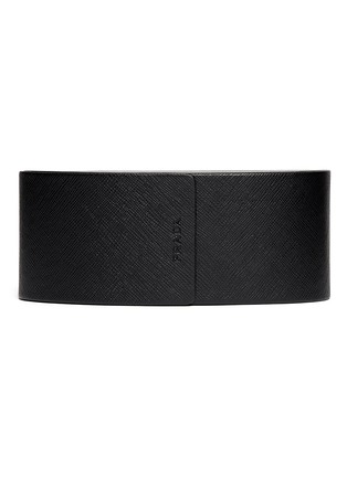 Detail View - Click To Enlarge - PRADA - Acetate Rectangle Sunglasses