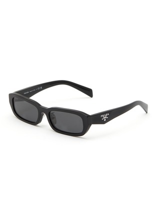 Main View - Click To Enlarge - PRADA - Acetate Rectangle Sunglasses
