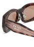 Detail View - Click To Enlarge - PRADA - Acetate Pillow Sunglasses