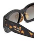 Detail View - Click To Enlarge - PRADA - Acetate Pillow Sunglasses