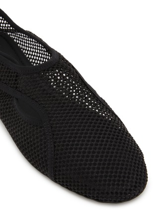 Detail View - Click To Enlarge - ALAÏA - Fishnet Ballerina Flats