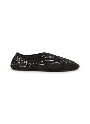 Main View - Click To Enlarge - ALAÏA - Fishnet Ballerina Flats