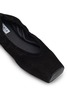 Detail View - Click To Enlarge - ALAÏA - Square Toe Suede Ballet Flats