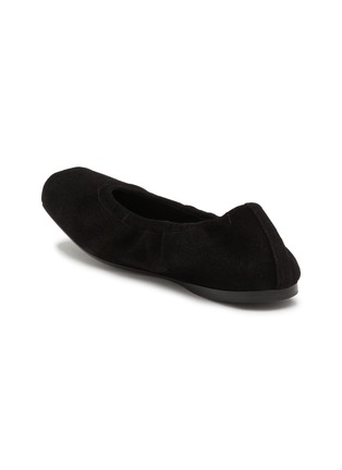  - ALAÏA - Square Toe Suede Ballet Flats