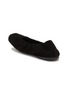  - ALAÏA - Square Toe Suede Ballet Flats