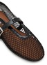 Detail View - Click To Enlarge - ALAÏA - La Ballerine Patent Mesh Mary Jane Flats