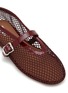 Detail View - Click To Enlarge - ALAÏA - La Ballerine Patent Mesh Mary Jane Flats