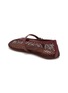  - ALAÏA - La Ballerine Patent Mesh Mary Jane Flats
